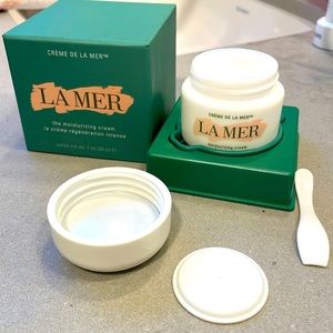 Empty La Mer original jar and box size 1oz /30ml